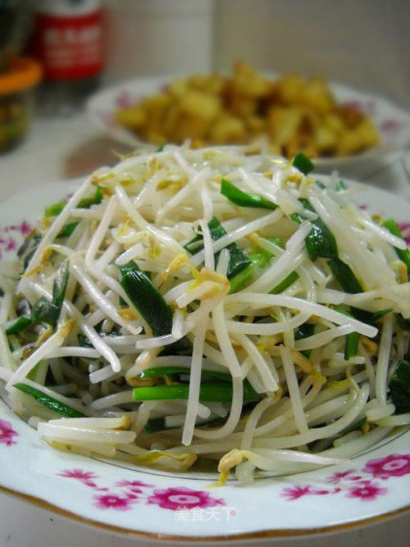 Vegetarian Fried Mung Bean Sprouts recipe