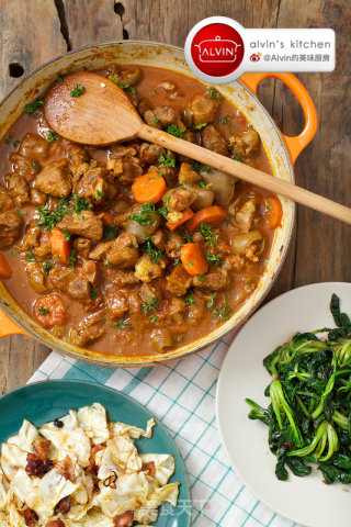 Lamb Curry and Two Side Dishes recipe