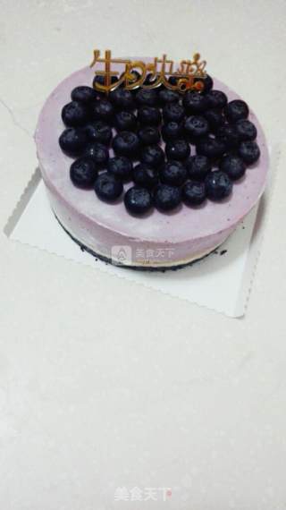 #新良第一节烤大赛# Quadruple Blueberry Cheese Mousse recipe