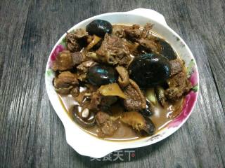 Braised Flying Duck with Mushrooms recipe