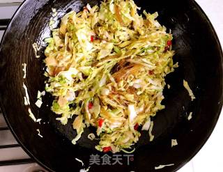 Stir-fried Vermicelli with Cabbage recipe