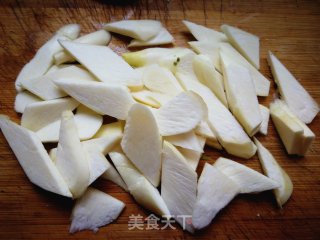 Stir-fried Wild Rice with Snow Peas recipe
