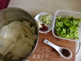 Green Pepper Potato Chips recipe