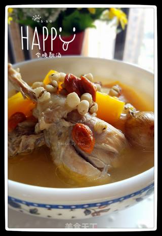 #trust之美#five-fingered Peach and Papaya Stewed Chicken recipe