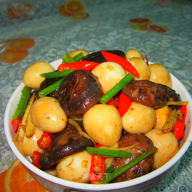 Stir-fried Mushroom Eggs recipe