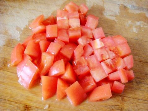 Tomato Cauliflower Steamed Egg recipe