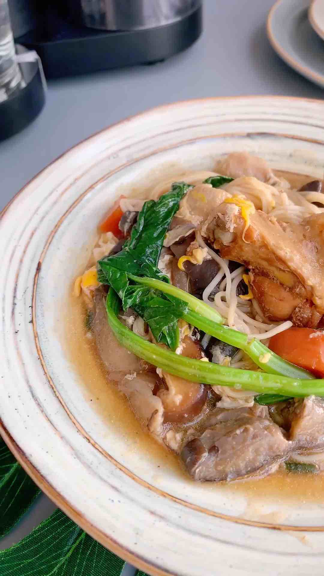 Hot Homemade Noodle Soup recipe