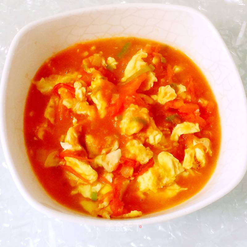 Scrambled Eggs with Tomatoes recipe