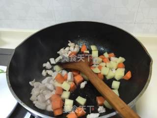 Curry and Rice with Bear Sleeping under A Quilt recipe