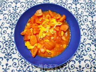 Scrambled Eggs with Tomatoes recipe