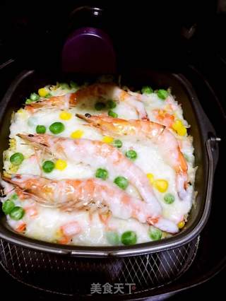 Shrimp Baked Two Rice recipe