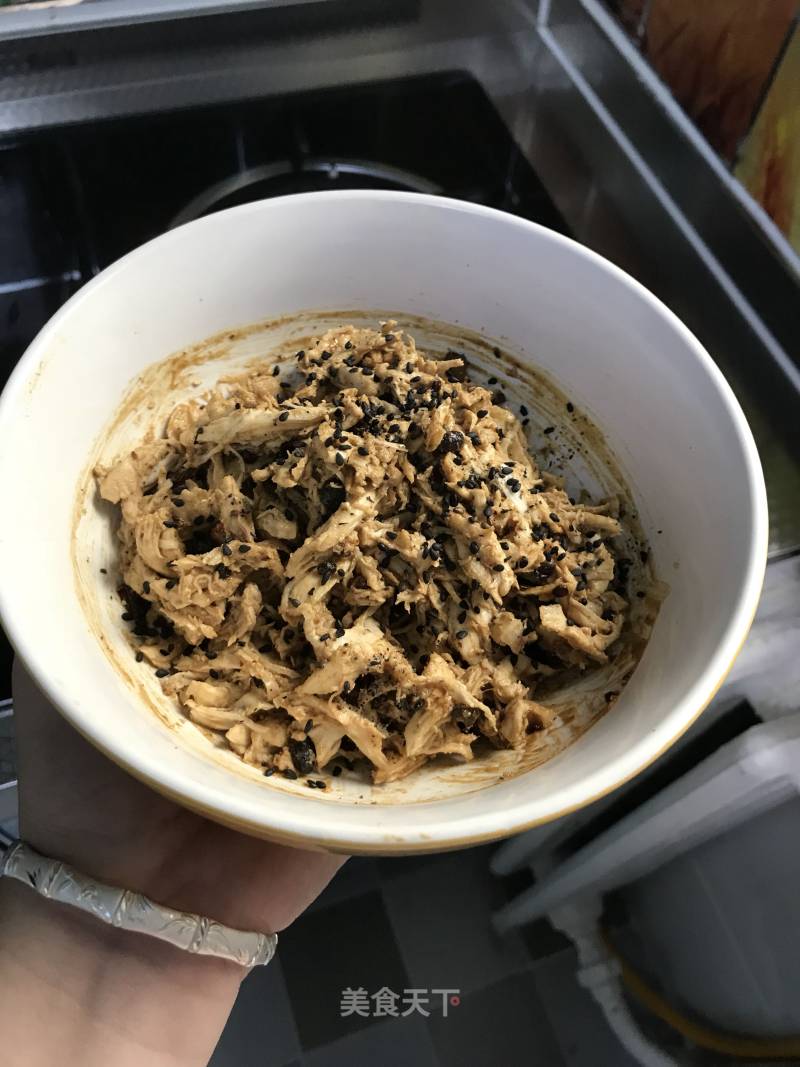 Spicy Shredded Chicken recipe