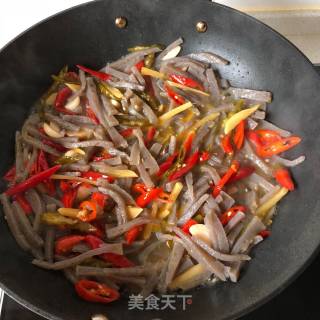 Pickled Pepper Konjac Shreds recipe