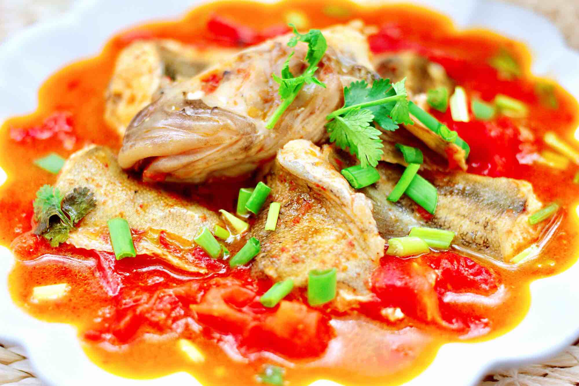 Sour Soup Tomato Sea Catfish recipe