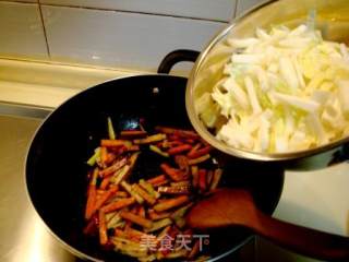 The Private Dish "chuan Spicy Stir-fried Chinese Cabbage" recipe