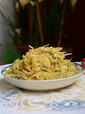 Cabbage Heart Mixed with Jellyfish Skin recipe