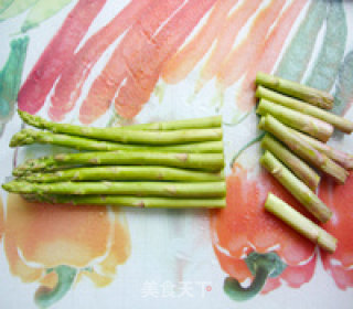 Asparagus in Oyster Sauce with Ham recipe