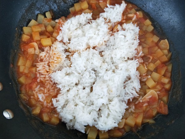 Tomato and Potato Risotto recipe