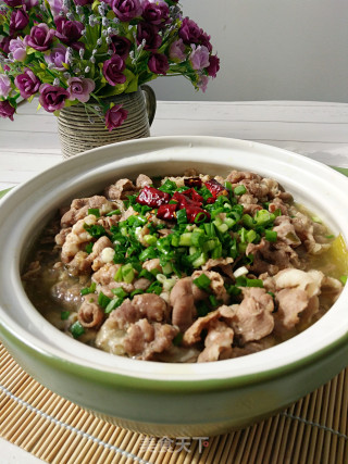 Sour Soup and Fatty Lamb Pot recipe