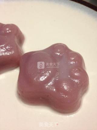 #aca烤明星大赛#purple Potato Crystal Cute Claws/pumpkin Jujube Mud Cute Claws recipe