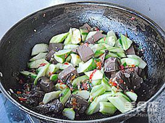 Vegetarian Roasted Duck Blood Prosperity recipe