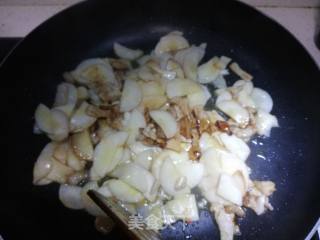 Fried Pork with Pleurotus Eryngii recipe