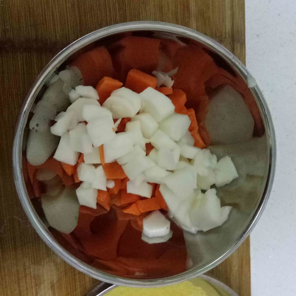Yam Carrot Porridge recipe