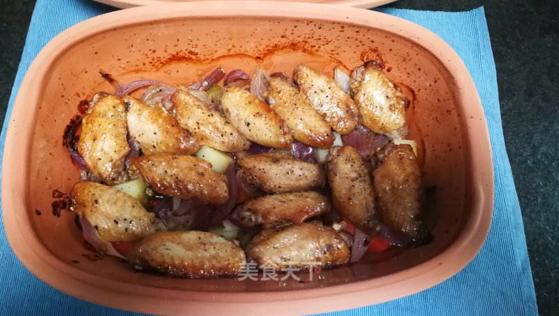 Oven + Roasted Pottery, Roasted Chicken Wings recipe