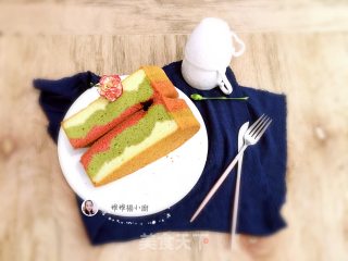 # Fourth Baking Contest and is Love to Eat Festival# Rainbow Love Chiffon recipe