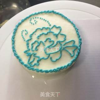 #柏翠大赛# [blue and White Porcelain Rattle] Hand-painted Mousse Cake recipe