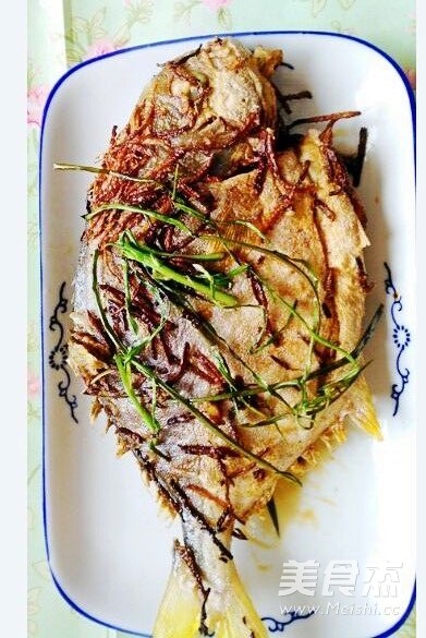 Pan-fried White Pomfret recipe