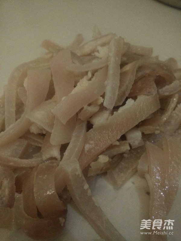 Cold Crystal Pork Skin recipe