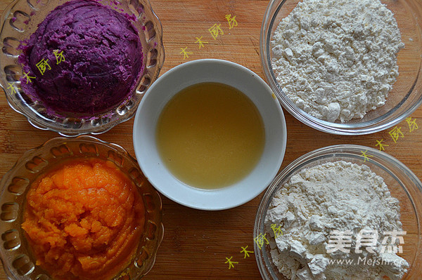 Purple Sweet Potato Chrysanthemum Crisp recipe