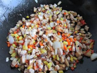 Steamed Tofu with Shiitake Mushrooms and Minced Meat recipe