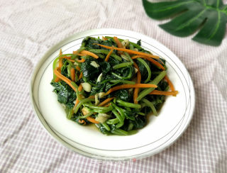 Stir-fried Sweet Potato Leaves recipe