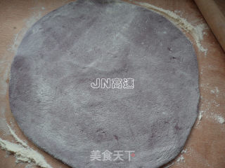 #四session Baking Contest and is Love to Eat Festival# Purple Rice Marbled Toast recipe