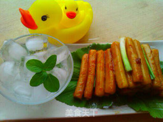 Soy Sauce Rice Cake recipe