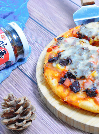 Pizza with Shiitake Sauce recipe