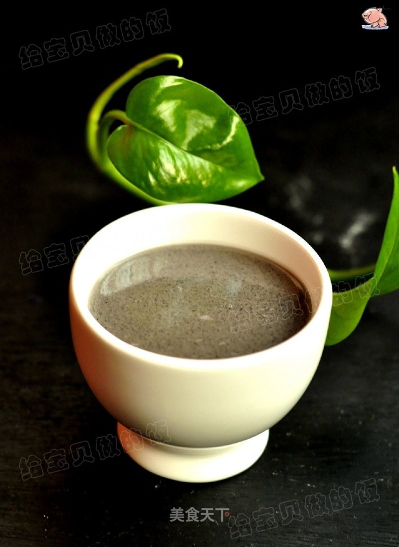 Black Sesame Paste with Five Grains recipe