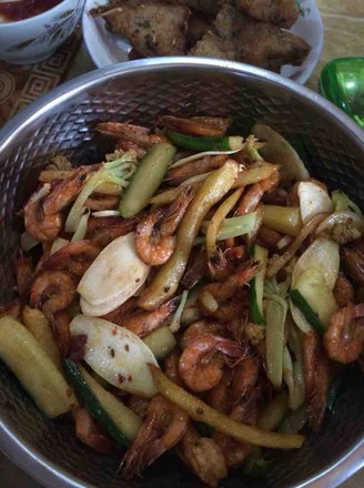 Homemade Spicy Stir-fried Shrimp