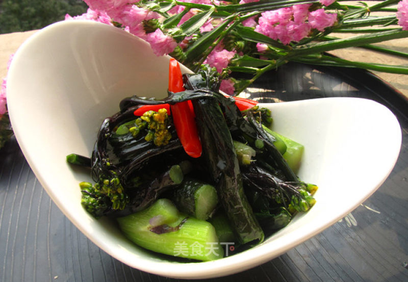 Stir-fried Red Cabbage Stalks recipe