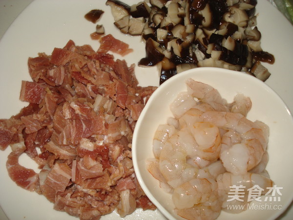 Braised Rice with Bacon and Shrimp recipe