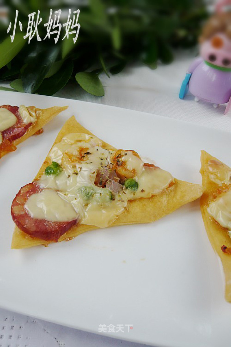 [diy New Orleans Barbecue Pizza] Shrimp Triangle Crispy Pizza recipe