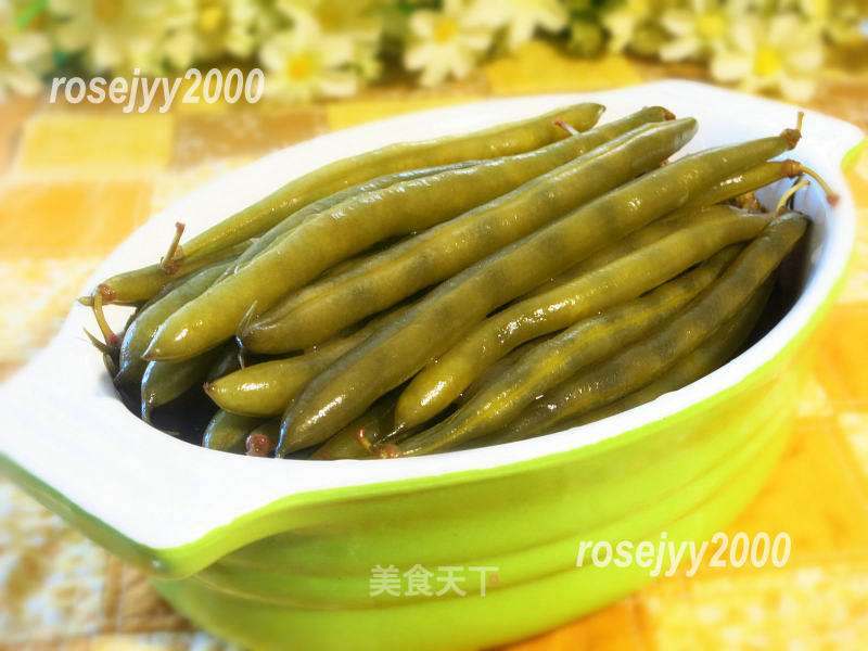 Salted String Beans recipe