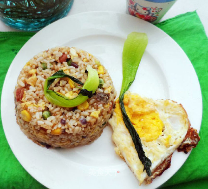 Fried Rice with Three Diced Eggs