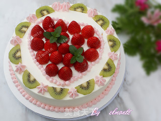 Strawberry Birthday Cake recipe