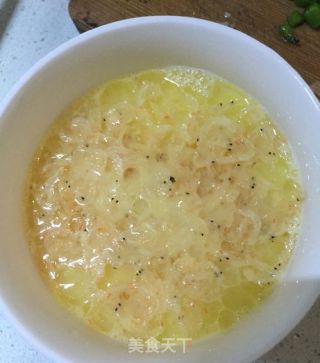 Mom's Taste-steamed Egg with Shrimp Skin recipe