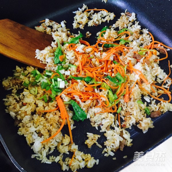 Shredded Carrot Fried Rice recipe