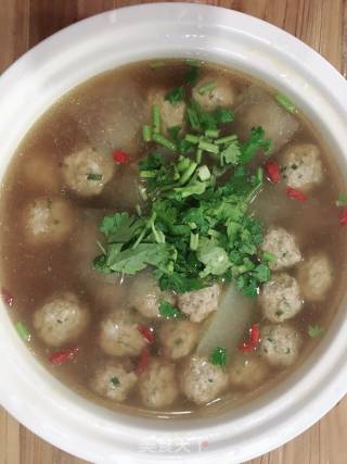 Meatballs and Winter Melon Soup recipe