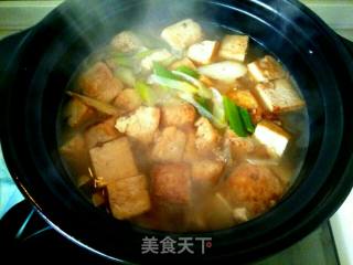 Braised Tofu with Cabbage Vermicelli recipe